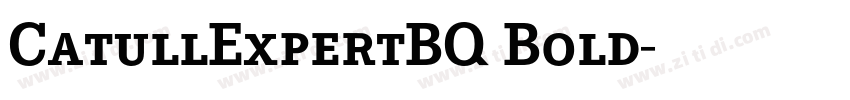 CatullExpertBQ Bold字体转换